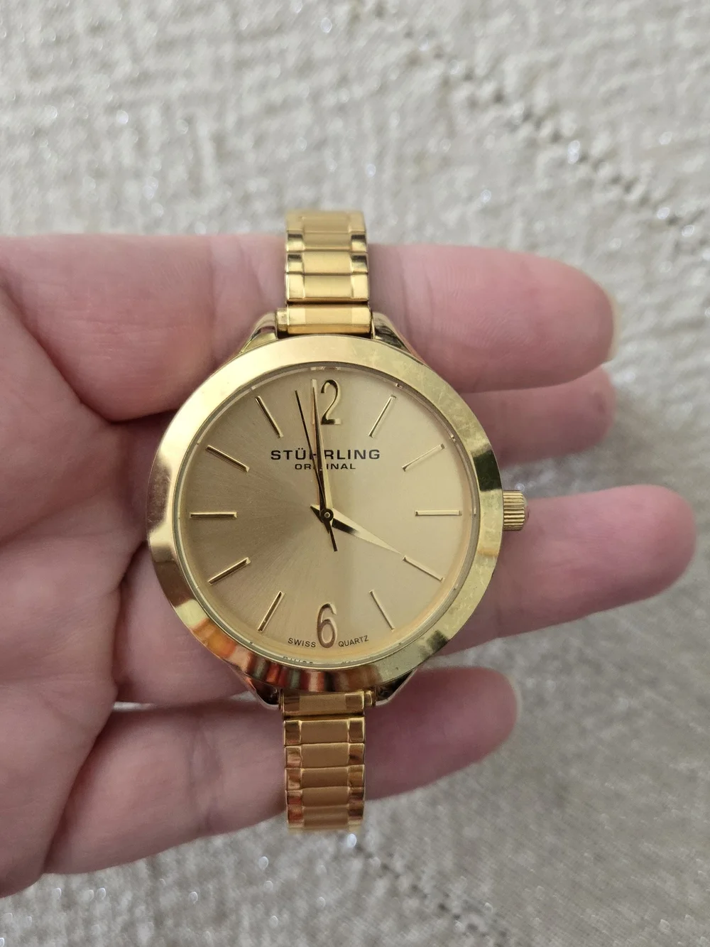 Stuhrling Original Gold Tone Women's Bracelet Watch